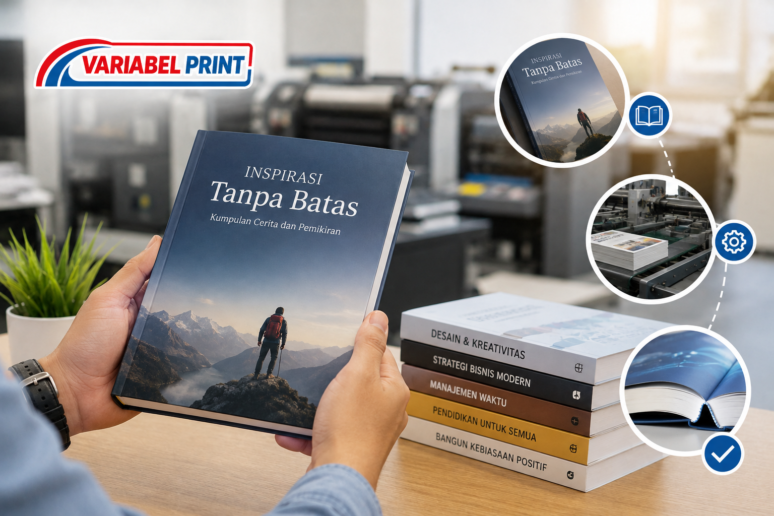 Cara Memilih Percetakan Buku berkualitas dengan layanan cetak profesional dari Variabel Print Online di Indonesia