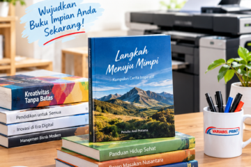 Ilustrasi cara cetak buku sendiri menggunakan jasa percetakan Variabel Print