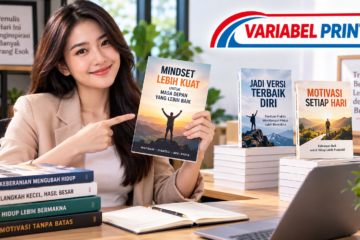Cetak Buku Motivasi Murah untuk penulis dan trainer dengan layanan Percetakan Online Variabel Print